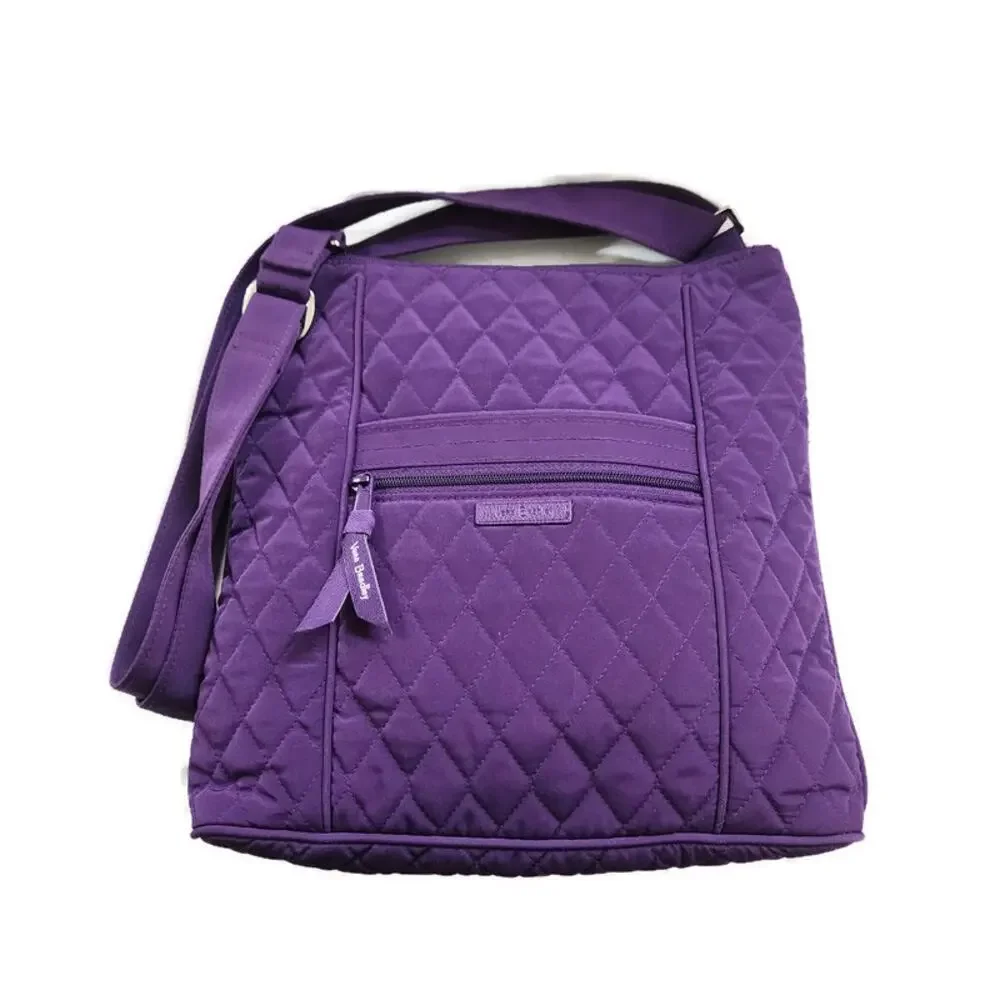 Vera Bradley Hipster Women's Purple Quilted Crossbody Bag - Picture 1 of 6